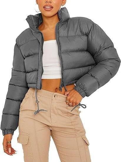 Women's Down Jacket $59.50 Dana Fashion Color: Gray Side Seam Plus Pocket Size: L Women's clothing Product information: Thickness: medium Fabric name: Polyester Fiber Color: black, silver gray, red, green, wine red, Army Green, white, brown, khaki, pink,