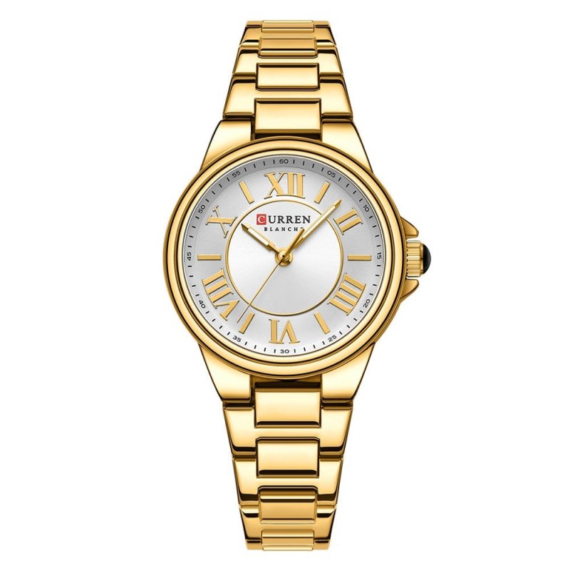 Women's Fashion Clock Steel Belt Watch $40.00 Dana Fashion Color: Gold Shell White Women's Accessories Product information: Color: white shell White, white shell pink, rose shell white, gold shell white, rose shell blue Thickness: 9mm Applicable people: F