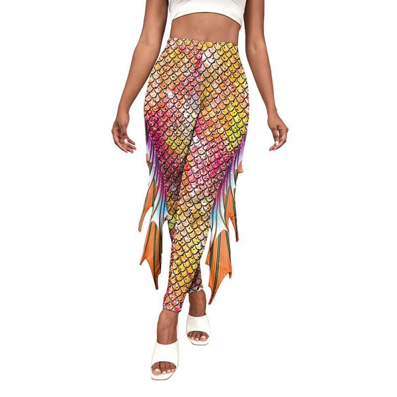 Women's Fashion Hip Raise Yoga Pants $65.90 Dana Fashion Color: B2421005 Size: L Women's clothing Product information: Main fabric: Polyester (Polyester) Pant length: cropped pants Style: Pencil pants/small foot pants Thickness: Medium Design: Printed fis
