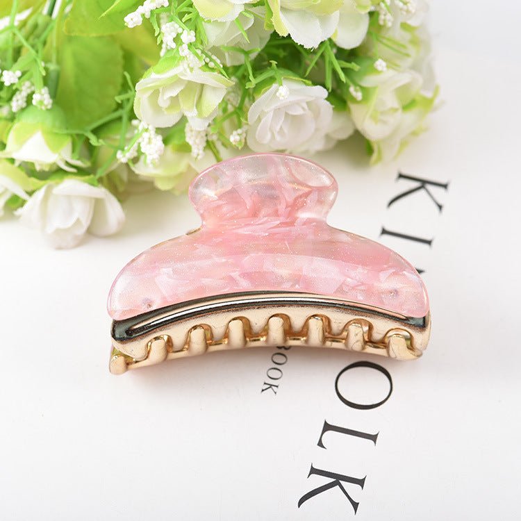 Women's Fashion Large Acrylic Barrettes $9.00 Dana Fashion Color: Little Pink Purity: Bulk Women's Accessories Product information: Treatment Process: baking varnish Color: Cloud Purple, cloud gray, cloud orange, cloud pink, little orange, little coffee,