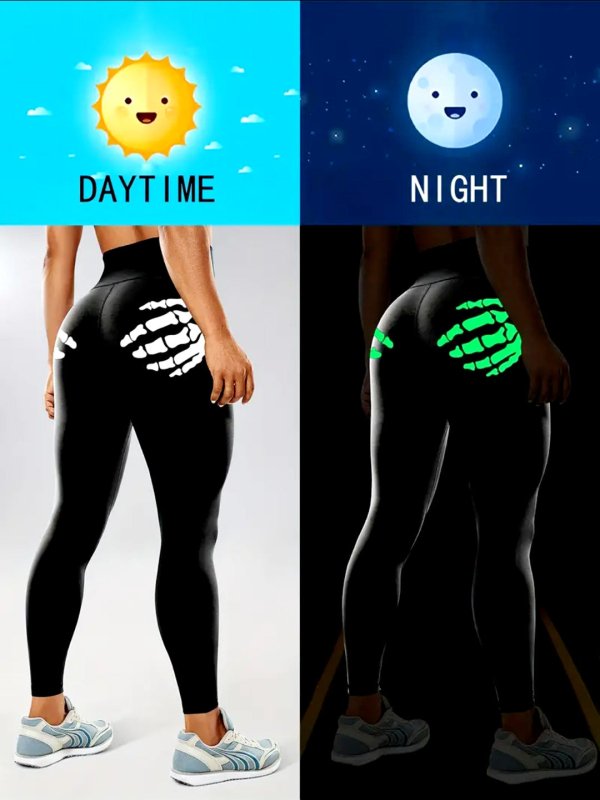 Women's Fashion New Luminous Yoga Pants $25.99 Dana Fashion Color: BSTM0039 Luminous Skull Hand Size: L Women's clothing معلومات المنتج: الرياضات المناسبة: اليوجا والجري واللياقة البدنية وركوب الدراجات والتنس والمشي لمسافات طويلة والتسلق اسم القماش: مزيج
