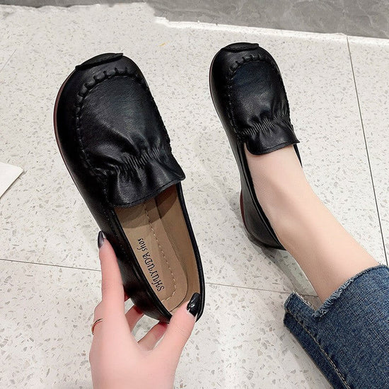 Women's Fashion Shoes Casual All-matching $35.90 Dana Fashion Color: Beige size: 35 Women's shoes Product information: Pattern: solid color Color: black, khaki, beige, brown Size: 35, 36, 37, 38, 39, 40 Shoe Upper material: artificial pu Applicable Gender
