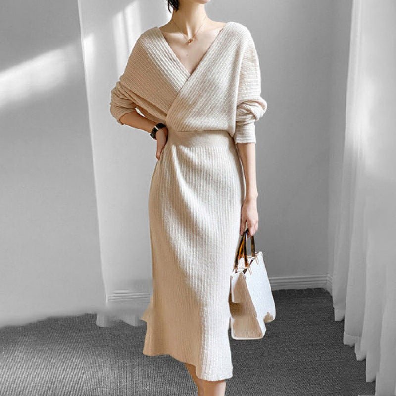Women's Fashion Slim French Waist Dress $52.37 Dana Fashion Color: Beige Size: 2XL Women's clothing Product information: Pattern: solid color Color: Brown, Milky White, deciduous brown, black Size: S ,M,L,XL,2XL,3XL,4XL Fabric name: Wool blend Skirt Categ