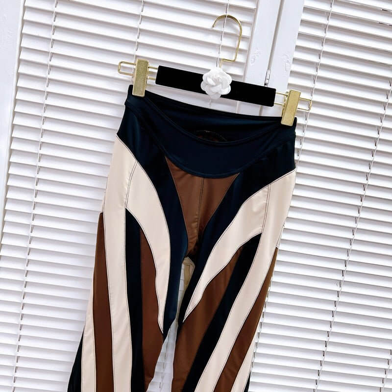 Women's Fashion Stitching Mesh Leggings $199.00 Dana Fashion Color: Black size: L Women's clothing Product information: Fabric name: Polyester Color: black, pink, khaki Pants length: cropped pants Size: S,M,L Size Information: Note: 1. Asian sizes are 1 t