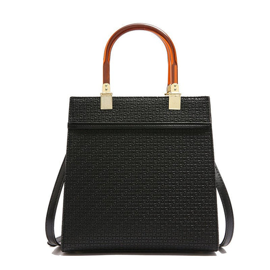 Women's Fashion Stone Pattern Handbag $39.50 Dana Fashion Color: Black Women's Bags Product information: Color: white, black, orange, blue, brown, brown Hardness: soft Material: PU Suitcase shape: square vertical model Bag internal structure: zipper chang