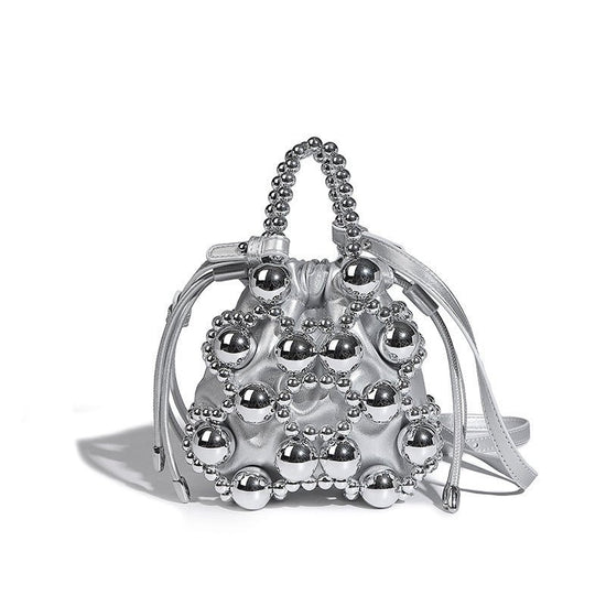 Women's Fashionable All-match Exquisite Hollow Messenger Bag $59.00 Dana Fashion Color: Black Women's Bags Product information: Lining texture: polyester cotton Applicable scenario: Daily matching Color: silver, black, white, pink, gold Material: acrylic