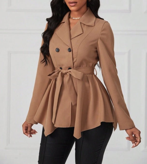 Women's Fashionable Clothing $95.99 Dana Fashion Colour: Khaki Size: L Women's clothing الكمية في العبوة: قطعة واحدة طول الأكمام: طويل بدون أكمام الموسم: الربيع والخريف الطراز: غير رسمي الشكل: مناسب مطاط: خفيف الوزن تعليمات العناية: غير قابل للتنظيف الجاف