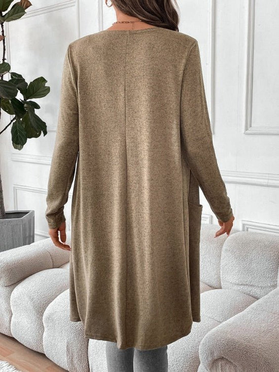 Women's Fashionable Clothing $65.99 Dana Fashion Colour: Brow Size: L Women's clothing Quantity per package: 1 piece Sleeve Length: Long Sleeveless Season: spring and autumntime Style: casual Shape: fit Stretch: lightweight Care instructions: not dry clea