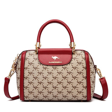 Diamond Plaid With Wine Red
