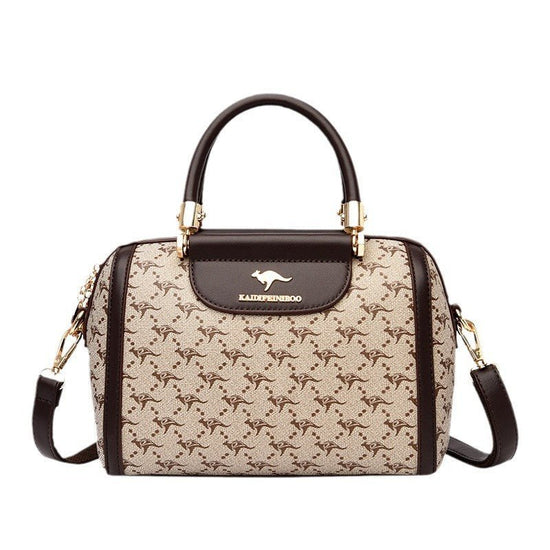 Women's Fashionable Printed Shoulder Bag $79.50 Dana Fashion Color: Diamond Plaid With Brown Women's Bags Product information: Lining texture: Polyester Applicable scenario: Daily matching Color: petals and Brown, petals and wine red, petals and khaki, rh