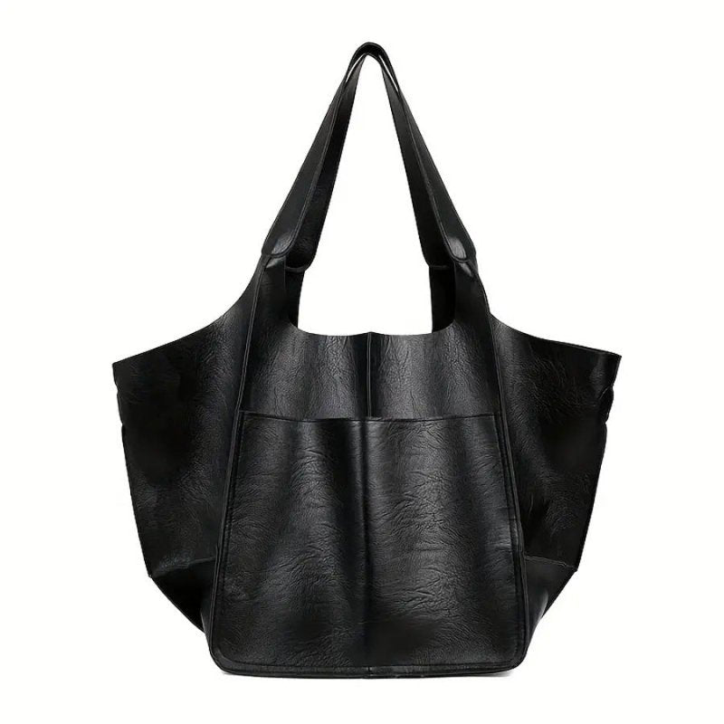 Women's Fashionable Simple Soft Leather Large Capacity Handbag $56.81 Dana Fashion Color: Black Women's Bags Product information: Lining texture: PU Applicable scenario: Daily matching Color: black, brown, dark brown (coffee red), light brown, khaki, dark