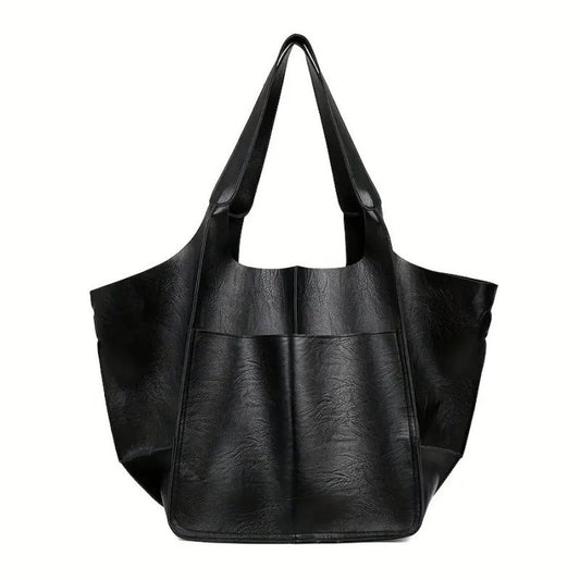Women's Fashionable Simple Soft Leather Large Capacity Handbag $56.81 Dana Fashion Color: Black Women's Bags Product information: Lining texture: PU Applicable scenario: Daily matching Color: black, brown, dark brown (coffee red), light brown, khaki, dark