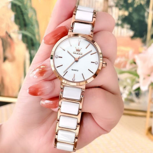 Women's Fashionable Waterproof Original Quartz Movement Niche High-end Watch $59.00 Dana Fashion Color: Rose Gold Black Surface Beauty Tools Product information: Color: Steel Band rose gold black surface, steel band rose gold white surface Thickness: 8mm