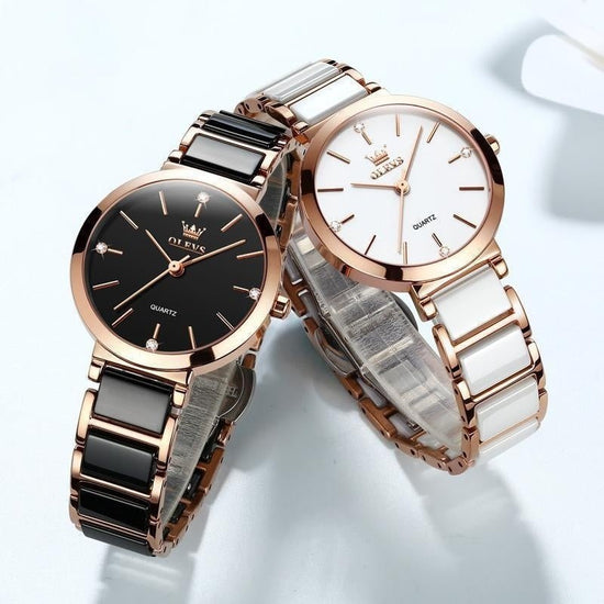 Women's Fashionable Waterproof Original Quartz Movement Niche High-end Watch $59.00 Dana Fashion Color: Rose Gold Black Surface Beauty Tools Product information: Color: Steel Band rose gold black surface, steel band rose gold white surface Thickness: 8mm
