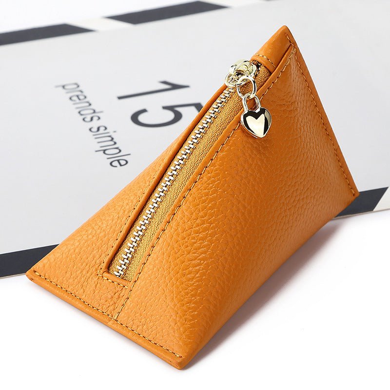Women's First Layer Cowhide Small Exquisite And Creative Mini Coin Purse $18.77 Dana Fashion Color: Yellow Women's Bags Product information: Pattern: solid color Color: yellow, red, green, blue, black, orange Applicable Gender: Female Leather features: fi
