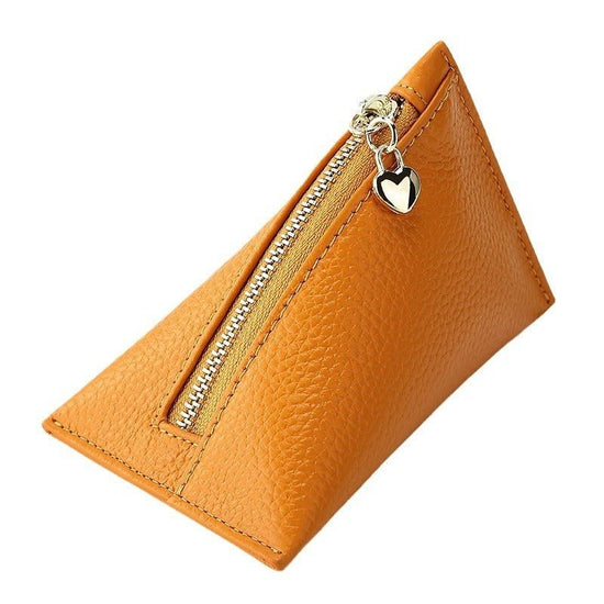 Women's First Layer Cowhide Small Exquisite And Creative Mini Coin Purse $18.77 Dana Fashion Color: Black Women's Bags Product information: Pattern: solid color Color: yellow, red, green, blue, black, orange Applicable Gender: Female Leather features: fir