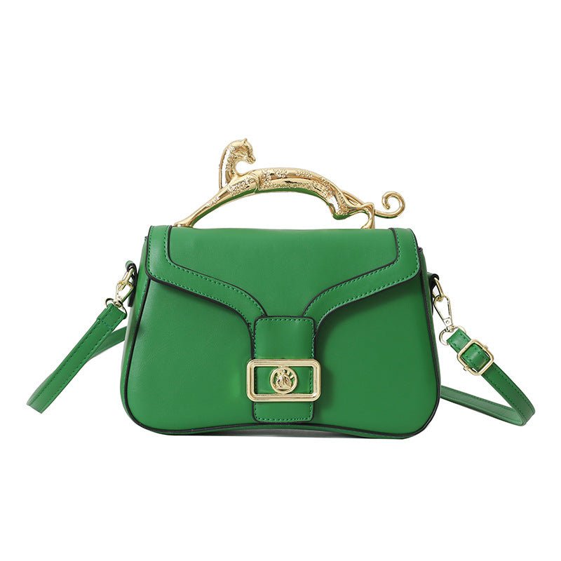Women's High-grade Fashion All-match Shoulder Messenger Bag $45.00 Dana Fashion Color: Green Women's Bags Product information: Lining texture: Polyester Applicable scenario: Daily matching Color: gold, blue, black, white, orange, khaki, green, silver Oute
