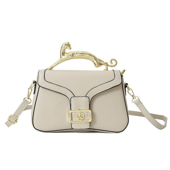 Women's High-grade Fashion All-match Shoulder Messenger Bag $45.00 Dana Fashion Color: Khaki Women's Bags Product information: Lining texture: Polyester Applicable scenario: Daily matching Color: gold, blue, black, white, orange, khaki, green, silver Oute