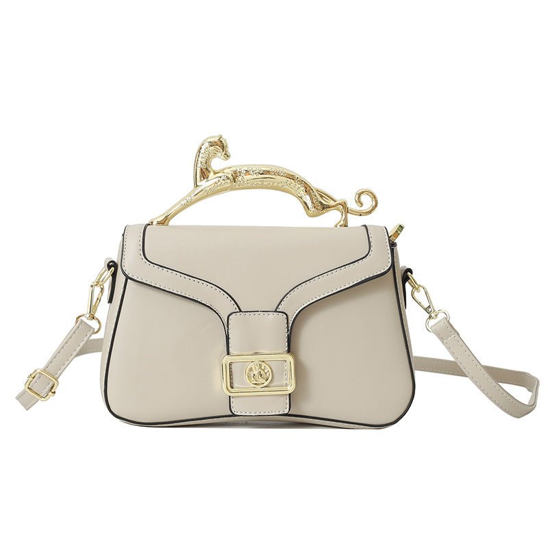 Women's High-grade Fashion All-match Shoulder Messenger Bag $45.00 Dana Fashion Color: Khaki Women's Bags Product information: Lining texture: Polyester Applicable scenario: Daily matching Color: gold, blue, black, white, orange, khaki, green, silver Oute