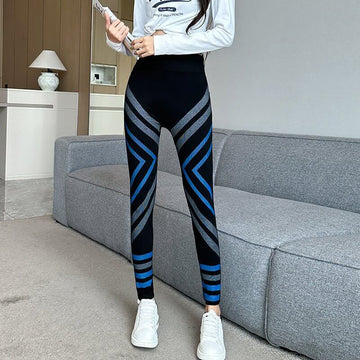 Printed Gray Blue