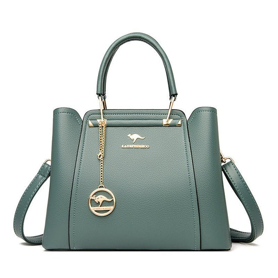 Women's Large-capacity Simple Casual Handbag $81.90 Dana Fashion Color: Blue Women's Bags Product information: Lining texture: Polyester Outer bag type: Sandwich pocket Color: wine red, purple, khaki, green, blue Hardness: soft Material: PU Suitcase shape