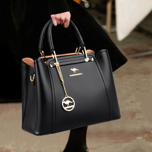 Women's Large-capacity Simple Casual Handbag $81.90 Dana Fashion Color: Blue Women's Bags Product information: Lining texture: Polyester Outer bag type: Sandwich pocket Color: wine red, purple, khaki, green, blue Hardness: soft Material: PU Suitcase shape