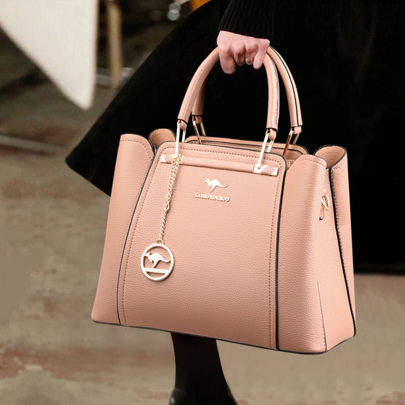 Women's Large-capacity Simple Casual Handbag $81.90 Dana Fashion Color: Blue Women's Bags Product information: Lining texture: Polyester Outer bag type: Sandwich pocket Color: wine red, purple, khaki, green, blue Hardness: soft Material: PU Suitcase shape