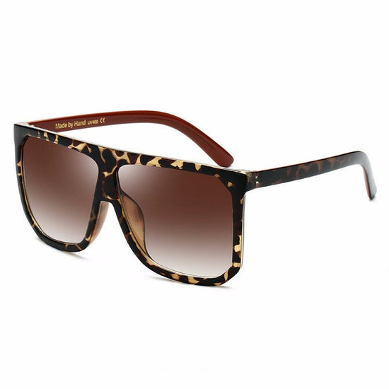 Women's large frame sunglasses $20.00 Dana Fashion Color: Dark Leopard Women's Accessories Glasses structure: frame Lens material: PC Style: Vintage Frame material: PC Style: Universal Visible light perspective rate: 99 (%) Applicable object: Unisex Appli