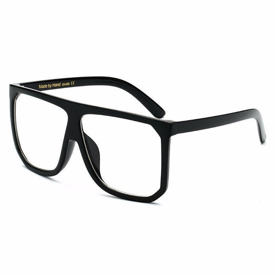 Women's large frame sunglasses $20.00 Dana Fashion Color: Transparent Black Women's Accessories Glasses structure: frame Lens material: PC Style: Vintage Frame material: PC Style: Universal Visible light perspective rate: 99 (%) Applicable object: Unisex
