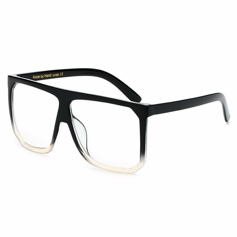 Women's large frame sunglasses $20.00 Dana Fashion Color: Transparent Women's Accessories Glasses structure: frame Lens material: PC Style: Vintage Frame material: PC Style: Universal Visible light perspective rate: 99 (%) Applicable object: Unisex Applic