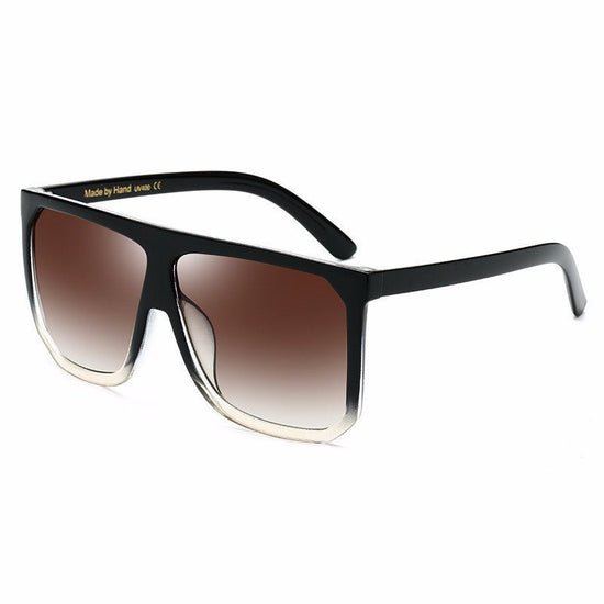 Women's large frame sunglasses $20.00 Dana Fashion Color: Black transparent Women's Accessories Glasses structure: frame Lens material: PC Style: Vintage Frame material: PC Style: Universal Visible light perspective rate: 99 (%) Applicable object: Unisex