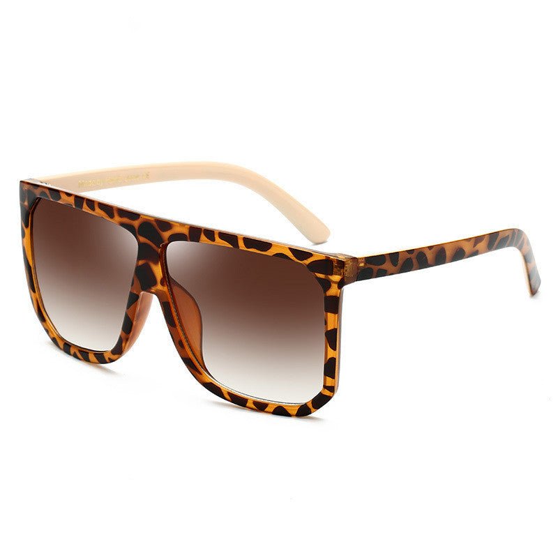 Women's large frame sunglasses $20.00 Dana Fashion Color: Bright Leopard Women's Accessories Glasses structure: frame Lens material: PC Style: Vintage Frame material: PC Style: Universal Visible light perspective rate: 99 (%) Applicable object: Unisex App