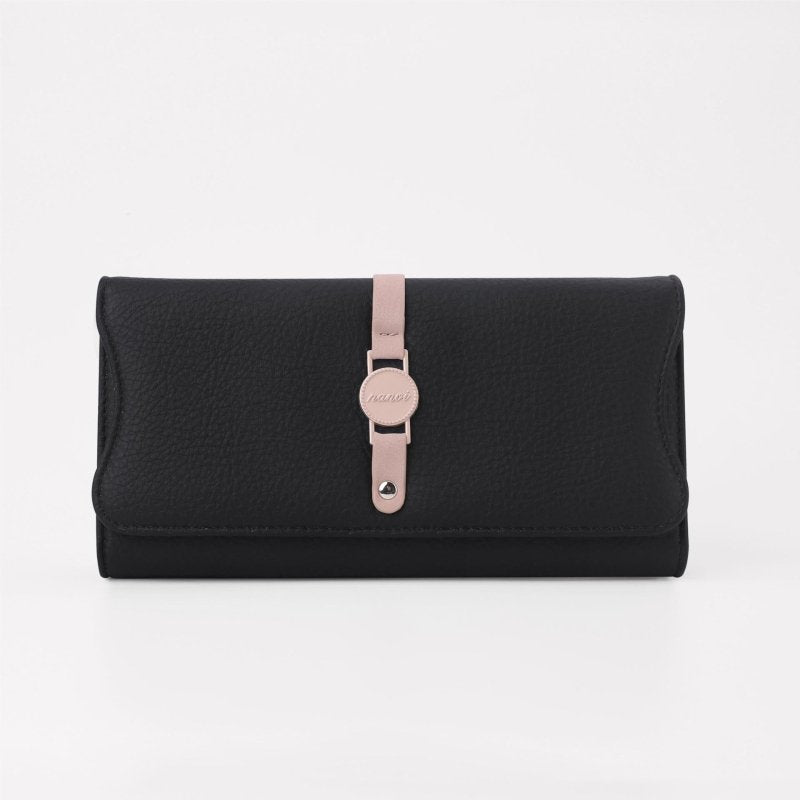 Women's Leather Purse Long And Simple Fashion $32.99 Dana Fashion Color: Black Women's Bags Product information: Color: blue, black, apricot, pink, guest Brown, camel Function: anti-theft card swiping Material: pu Popular elements: sewing thread, lock Pac