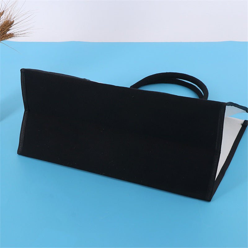 Women's Letter Canvas Tote Bag $19.50 Dana Fashion Color: A Size: 40x15x30 Women's Bags Product information: Lining texture: canvas Color: Milky White a letter 40*15*30, Milky White B letter 40*15*30, Milky White C letter 40*15*30, Milky White letter D 40