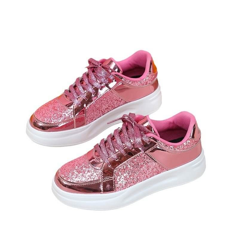 Women's Lightweight Outdoor Flat Shoes $46.50 Dana Fashion Color: Black size: 35 Women's shoes Product information: Pattern: solid color Color: shiny silver, pink, gold, black, rose gold Size: 35, 36, 37, 38, 39, 40, 41, 42, 43, 44, 45 Shoe Upper material