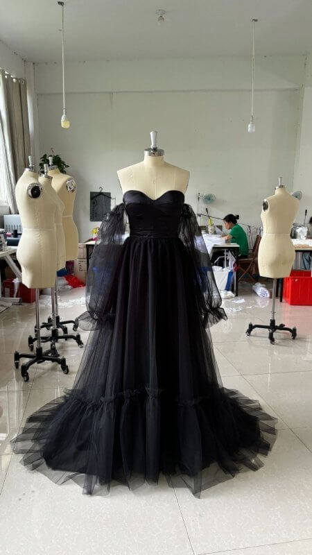 Women's Long Sleeve Transparent Lace Black Wedding Dress $269.08 Dana Fashion Color: Black Size: 14W Women's clothing Product information: Fabric name: Polyester Color: Black Size: 2,4,6,8,10,12,14,14W,16W,18W,20W,22W,24W,26W Skirt length: long skirt Slee