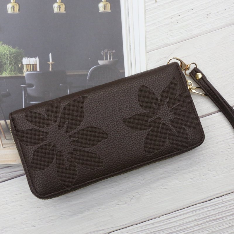 Women's Long Wallet Versatile Large Capacity $16.26 Dana Fashion Color: Coffee Women's Bags Product information: Lining texture: Polyester Color: Black C079-131, red C079-131, rose C079-131, coffee C079-131, Highland C079-131, dark purple C079-131, Brown