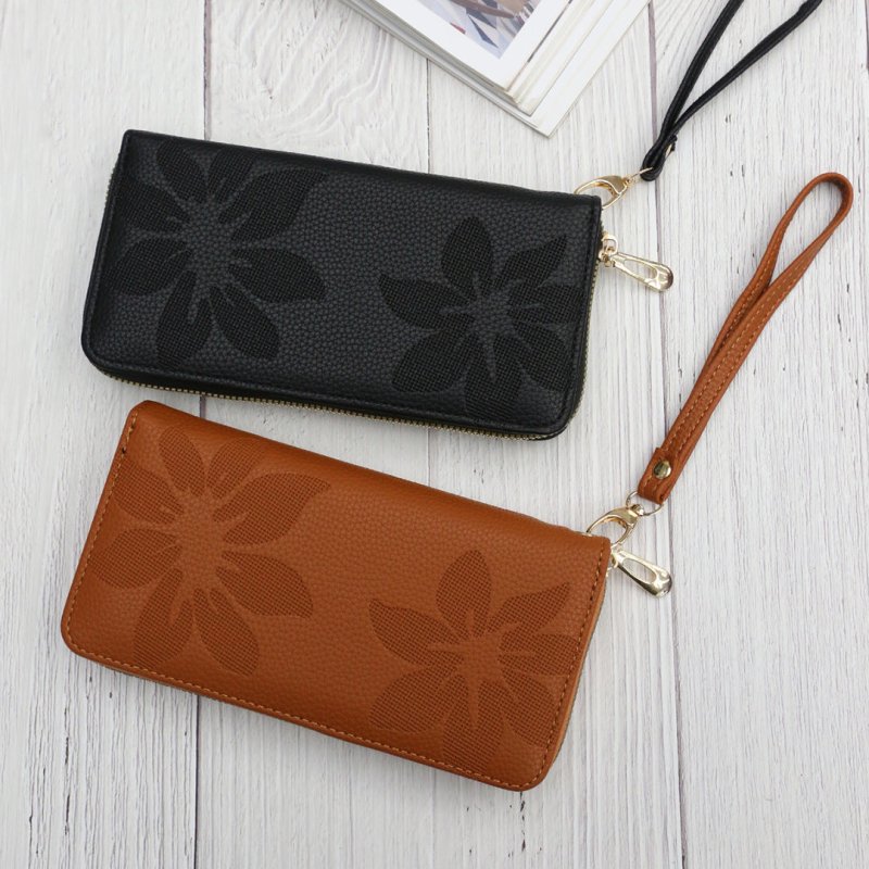 Women's Long Wallet Versatile Large Capacity $16.26 Dana Fashion Color: Black Women's Bags Product information: Lining texture: Polyester Color: Black C079-131, red C079-131, rose C079-131, coffee C079-131, Highland C079-131, dark purple C079-131, Brown C