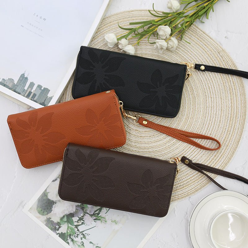 Women's Long Wallet Versatile Large Capacity $16.26 Dana Fashion Color: Black Women's Bags Product information: Lining texture: Polyester Color: Black C079-131, red C079-131, rose C079-131, coffee C079-131, Highland C079-131, dark purple C079-131, Brown C