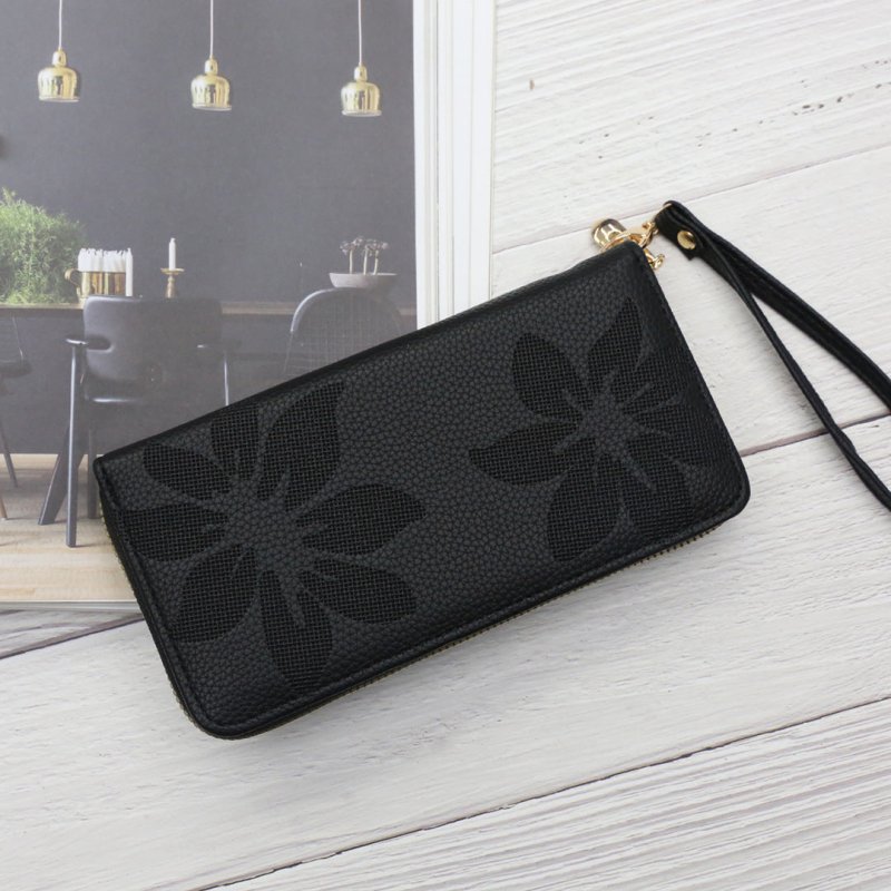Women's Long Wallet Versatile Large Capacity $16.26 Dana Fashion Color: Black Women's Bags Product information: Lining texture: Polyester Color: Black C079-131, red C079-131, rose C079-131, coffee C079-131, Highland C079-131, dark purple C079-131, Brown C