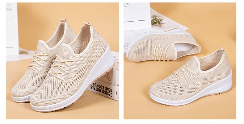 Women's Mesh Breathable Casual Platform Wedge Heels $29.99 Dana Fashion Color: MMK1 Black Size: 36 Women's shoes Product information: Color: MM-K1 black, MM-K1 cards Upper height: low top Heel height: mid heel (3-5CM) Heel shape: wedge Size: 36, 37, 38, 3