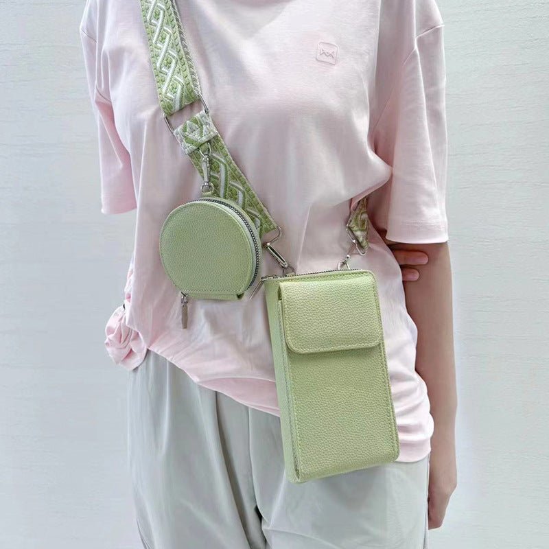Women's Messenger Bag One Shoulder Phone Bag $30.02 Dana Fashion Color: Apricot Women's Bags Product information: Applicable Gender: Female Lining texture: pu Color: Black coin purse, red coin purse, pink coin purse, Green coin purse, blue coin purse, yel