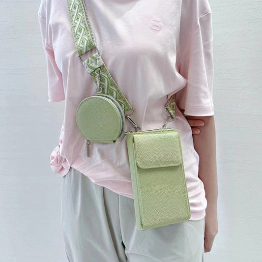 Women's Messenger Bag One Shoulder Phone Bag $30.02 Dana Fashion Color: Apricot Women's Bags Product information: Applicable Gender: Female Lining texture: pu Color: Black coin purse, red coin purse, pink coin purse, Green coin purse, blue coin purse, yel