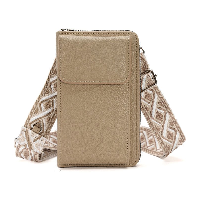 Women's Messenger Bag One Shoulder Phone Bag $25.19 Dana Fashion Color: Apricot Mobile Phone Bag Women's Bags Product information: Applicable Gender: Female Lining texture: pu Color: Black coin purse, red coin purse, pink coin purse, Green coin purse, blu