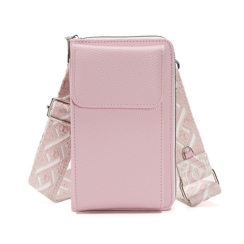 Women's Messenger Bag One Shoulder Phone Bag $25.19 Dana Fashion Color: Pink Phone Bag Women's Bags Product information: Applicable Gender: Female Lining texture: pu Color: Black coin purse, red coin purse, pink coin purse, Green coin purse, blue coin pur