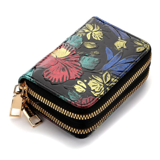 Women's Multiple Card Slots Hand-painted Wallet Double Layer $18.43 Dana Fashion Color: Magnolia Women's Bags Product information: Pattern: Flowers Lining texture: Polyester Color: Rose, Dragonfly, Magnolia, small flower Function: waterproof, ultra-light,