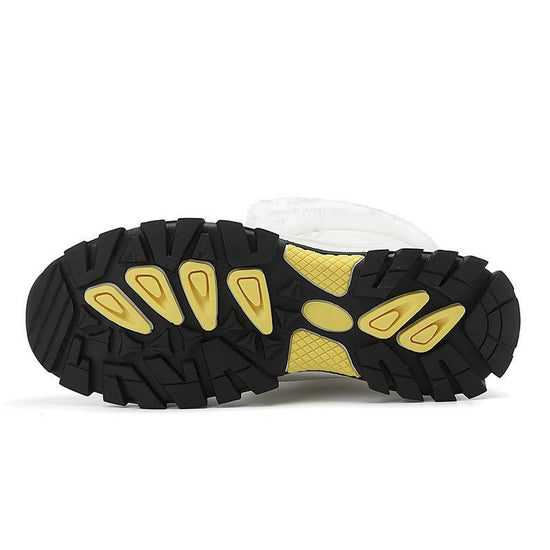 Women's New Winter Fleece-lined Thickened Non-slip Snow Boots $60.50 Dana Fashion Color: Black Size: 36 Women's shoes Product information: Lining material: wool lining Color: 2256 White, 2256 Black Upper height: tall crown Heel height: 3-5 Length of socks