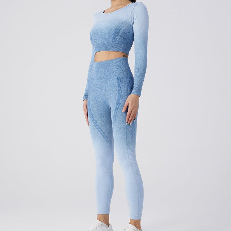 Women's Nylon Yoga Pants Set $199.00 Dana Fashion Color: Blue Size: L Women's clothing Product information: Material: AB yarn Size Information: Dimensions: S,M,L,XL Note: 1. Asian sizes are 1 to 2 sizes smaller than European and American people. Choose th