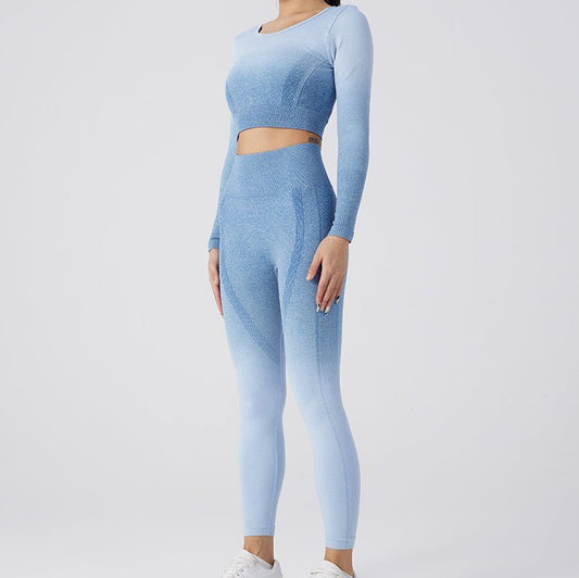 Women's Nylon Yoga Pants Set $199.00 Dana Fashion Color: Blue Size: L Women's clothing Product information: Material: AB yarn Size Information: Dimensions: S,M,L,XL Note: 1. Asian sizes are 1 to 2 sizes smaller than European and American people. Choose th
