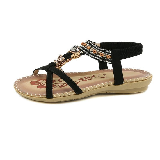 Women's Open Toe Beach Sandals $49.22 Dana Fashion Color: Black Size: 35 Women's shoes Product information: Color: black, blue, dark brown, apricot Processing Method: Frosted Size: 35, 36, 37, 38, 39, 40, 41, 42, 43 Sole material: TPR Toe holder shape: ro